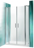Roltechnik sprchové dveře TDN2 1400 výplň transparent rám brillant 721-1400000-00-02